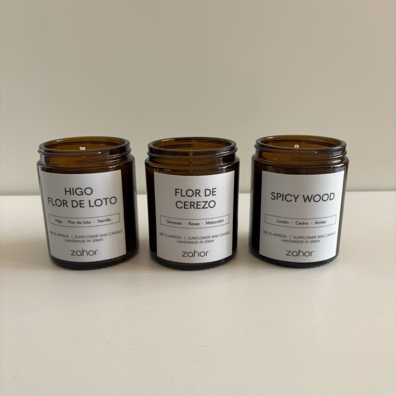 Pack 3 velas aromáticas