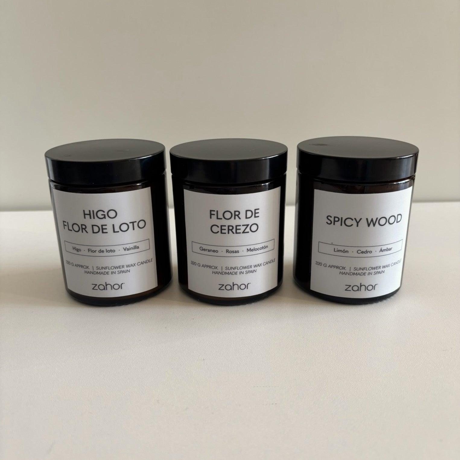 Pack 3 velas aromáticas