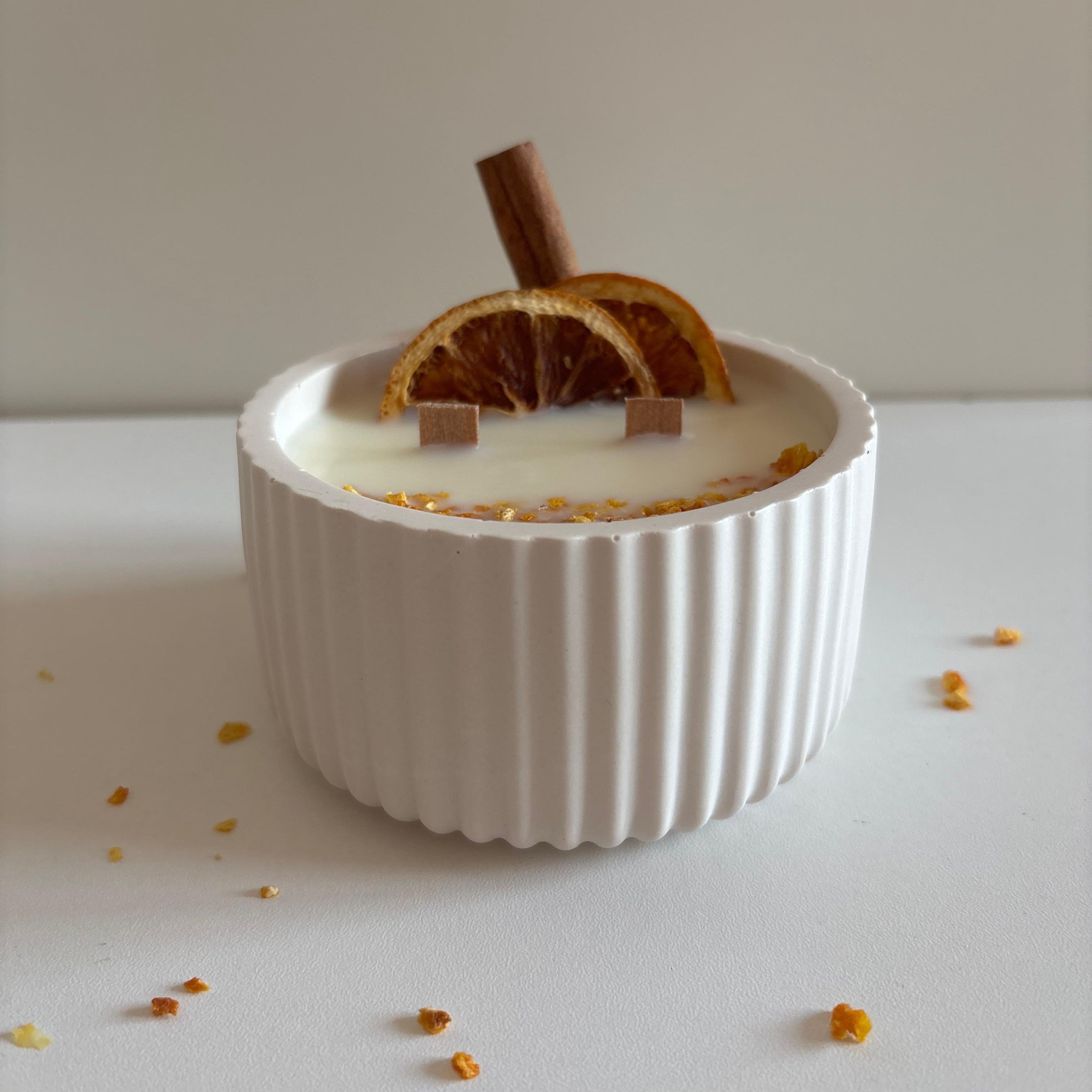 Vela de Naranja y Canela Grande